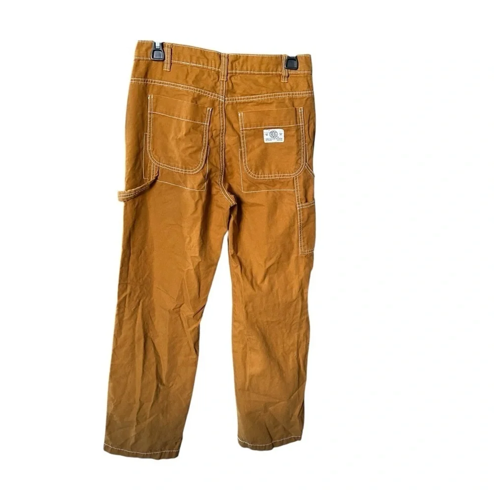 NWOT Women’s Urban Outfitters BDG Brown Canvas  Cotton Carpenter Pants SZ 26 - Picture 8 of 9